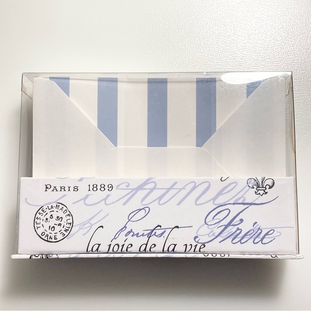 20-PIECE “PARIS 1889” BLANK NOTECARD/ENVELOPE SET—BRAND-NEW!